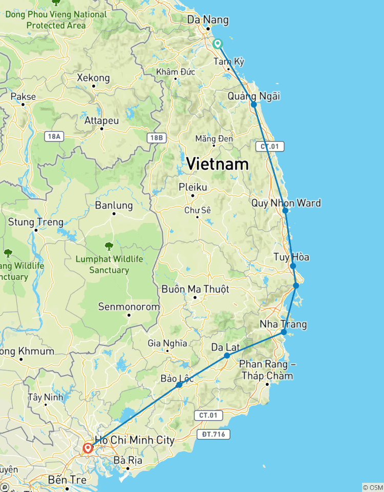Vélo Hoi An - Saigon - Vélo électrique circuit