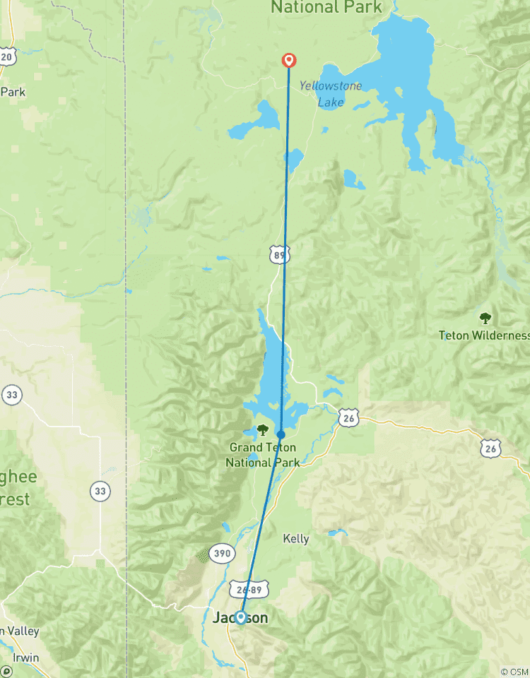 Randonnée, camping et glamping à Grand Teton et Yellowstone circuit