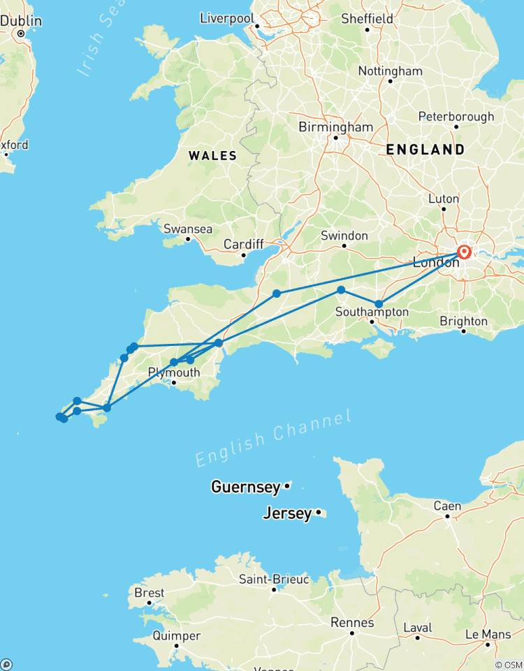 Stonehenge, Devon & Cornwall - 5 days Tour