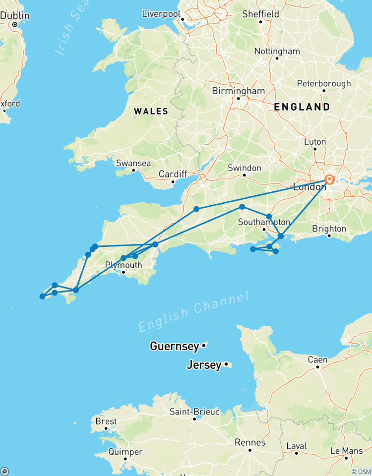 Southern England & Stonehenge - 7 days Tour