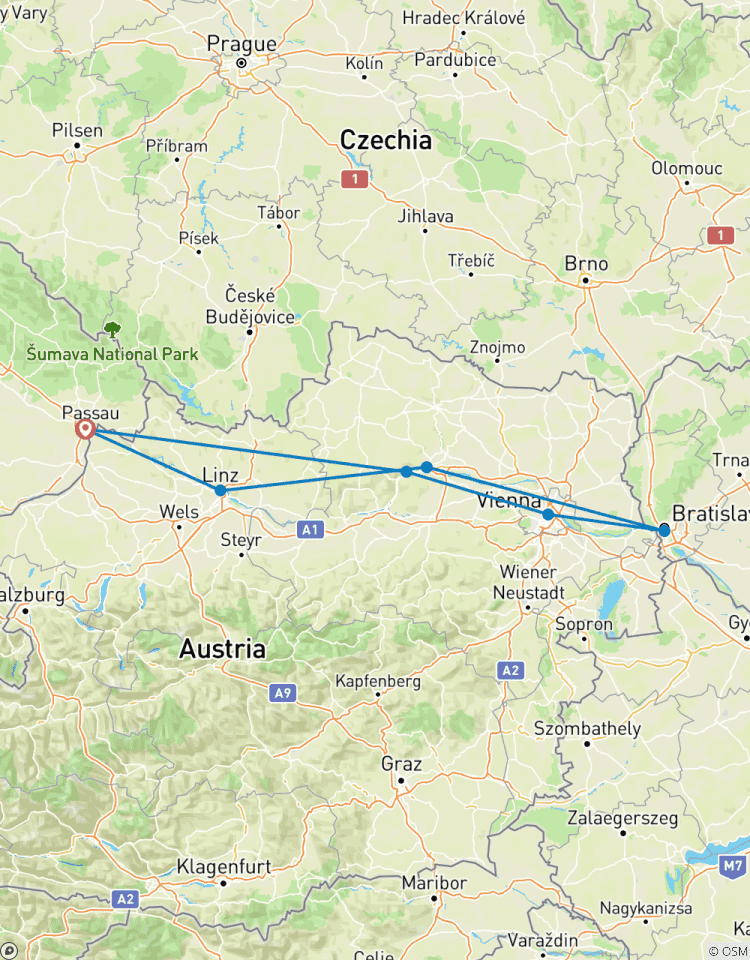 Circuito Experiencia Danubio 2027
