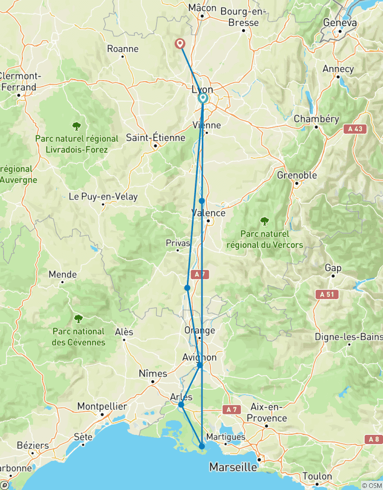 Circuito Ruta del Ródano Mediterráneo 2027 - A-ROSA LUNA
