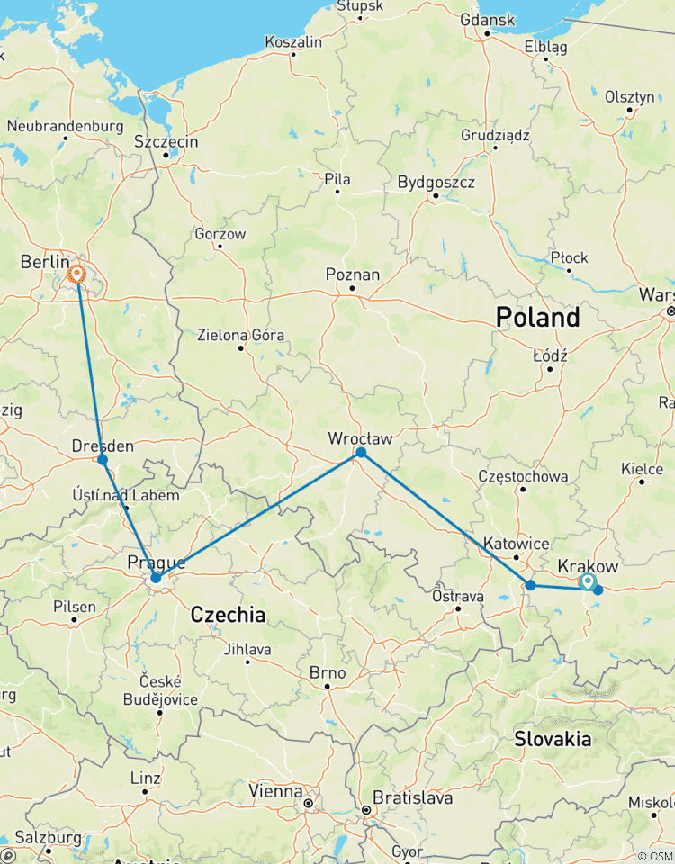 Christmas Markets of Poland, Prague and Germany (Classic) Tour