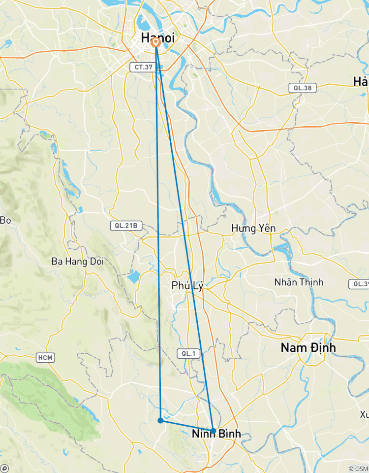 Journée complète à Hanoi - Ninh Binh - Trang An - Bai Dinh - Mua Cave circuit