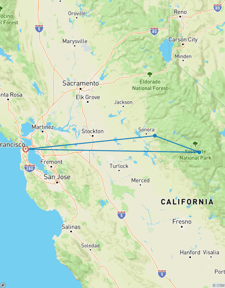 Circuito Escapada a Yosemite Alojamiento - 3 días