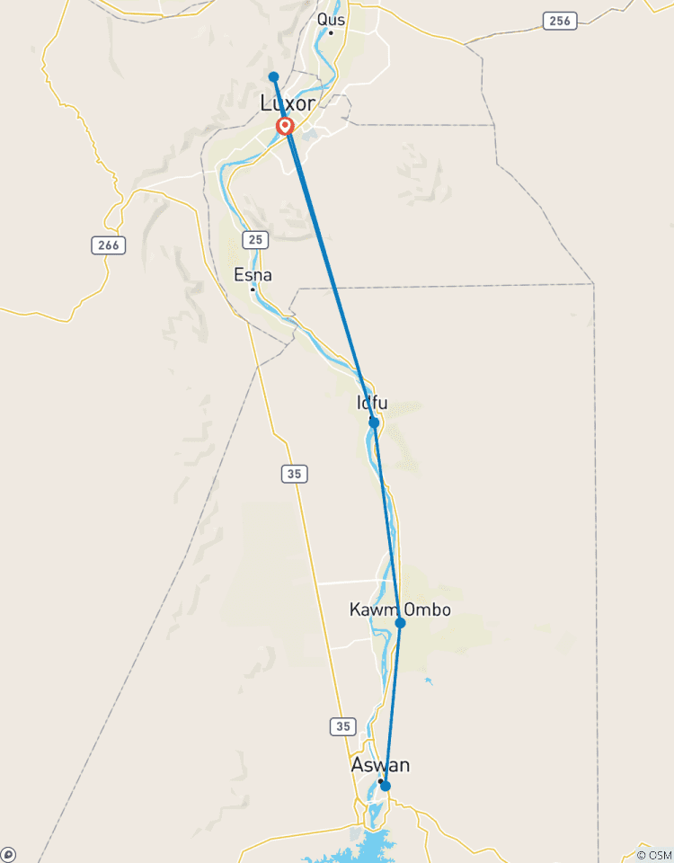 8 Day Nile Cruise Luxor to Luxor Tour