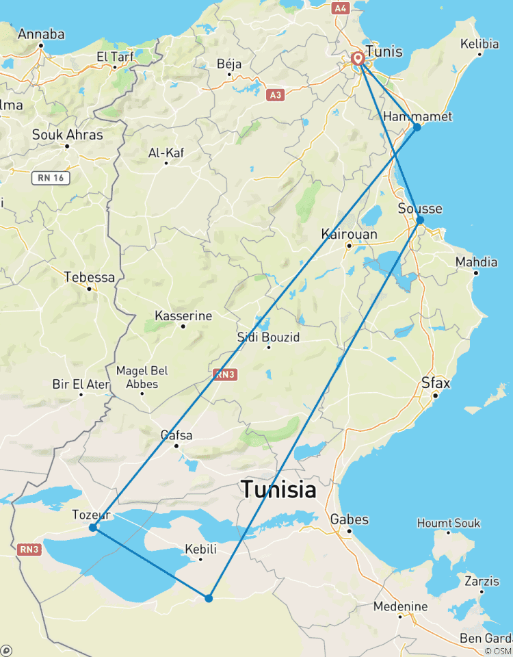 Tunesien: Tunis, Hammamet, Kairouan und mehr 6 Tage Rundreise
