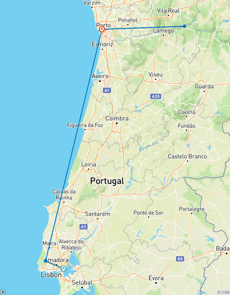 Best of Lisbon & Porto - 7 Days Tour