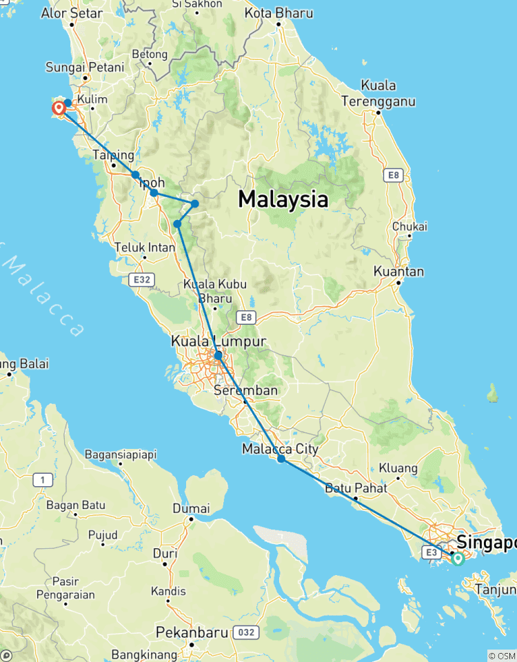 Ronda Ronda: Singapur bis Penang Rundreise