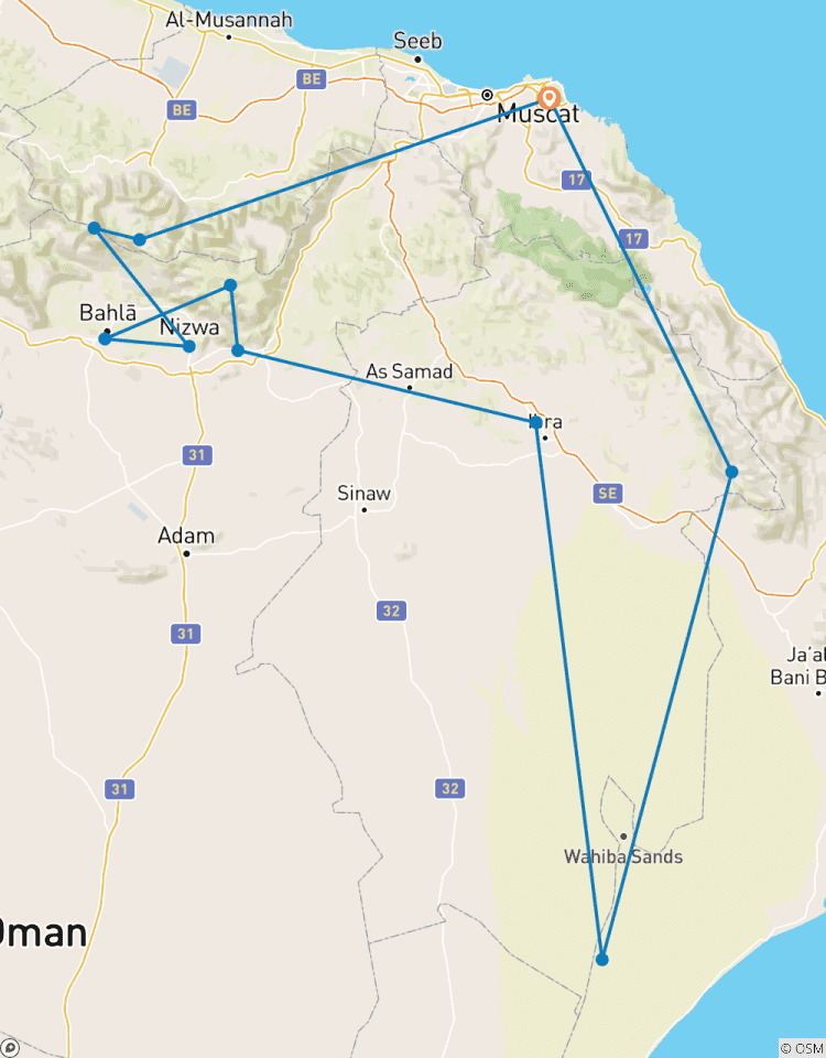 Oman Hiking Adventure Tour