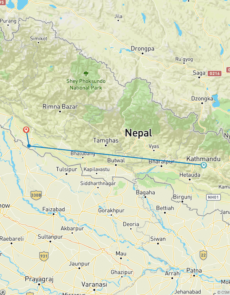 Parc national de Bardiya : Safari dans la jungle circuit