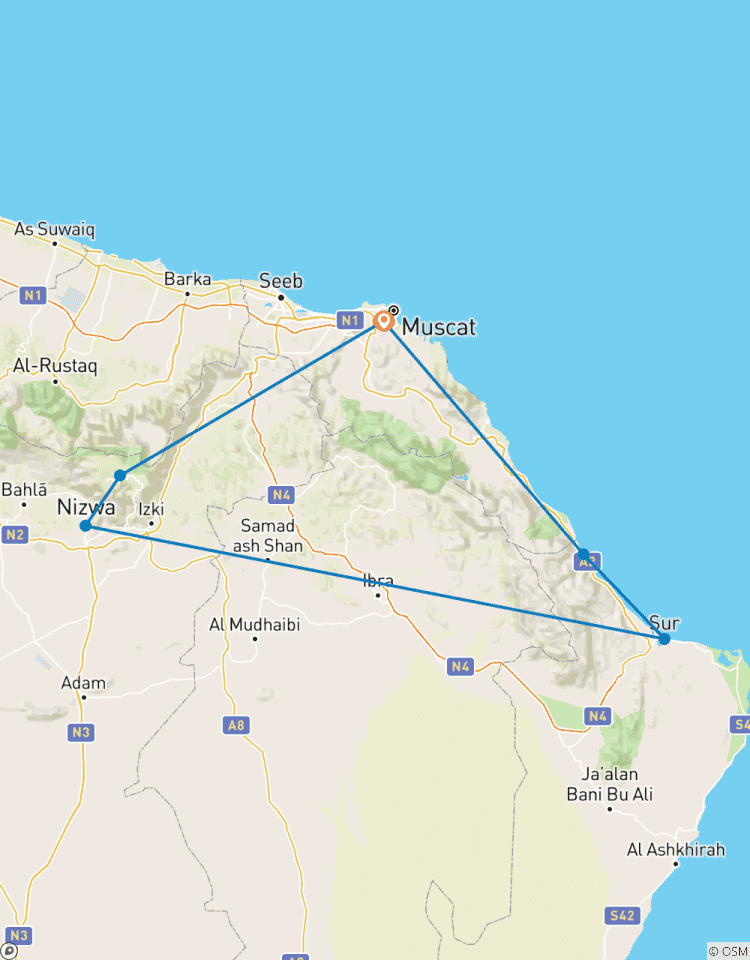 Circuito Aventura en Omán - 8 días