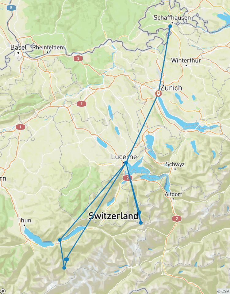 Circuito Viaje de 5 días a Suiza (Estancia en Lucerna y Zúrich)