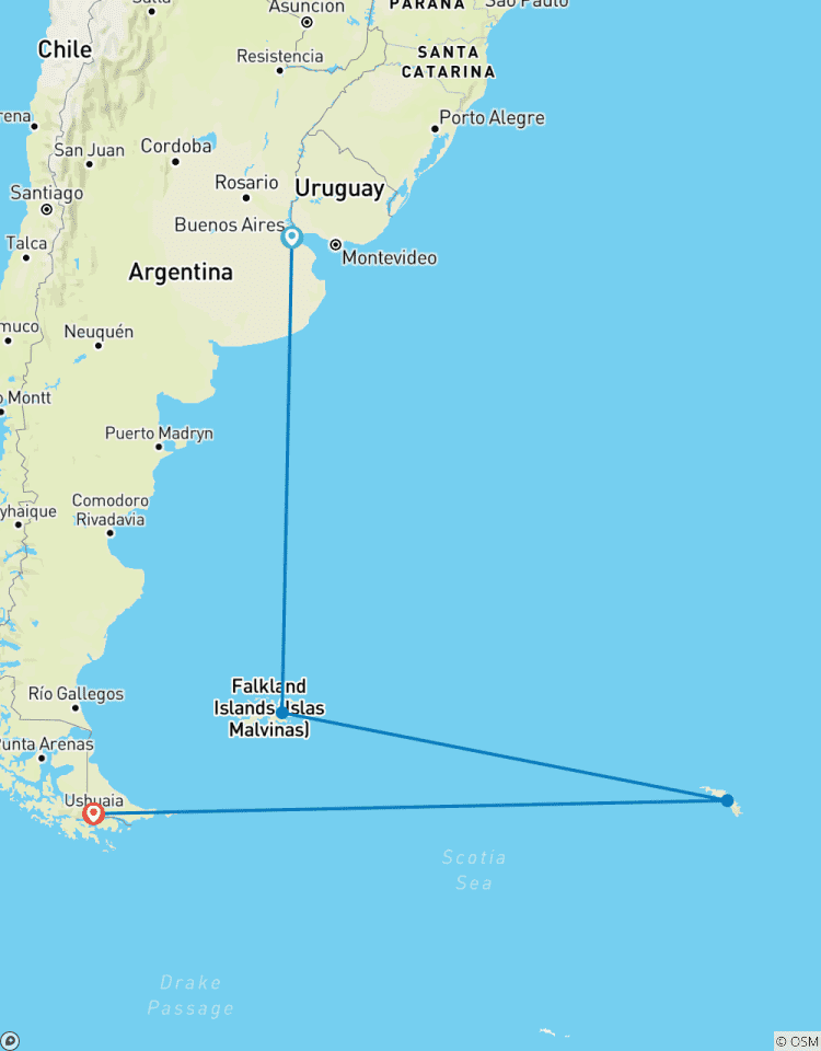 Le meilleur de l\'océan Austral circuit