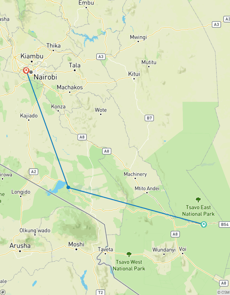 Kenia Küste - Nairobi 3 Tage Rundreise