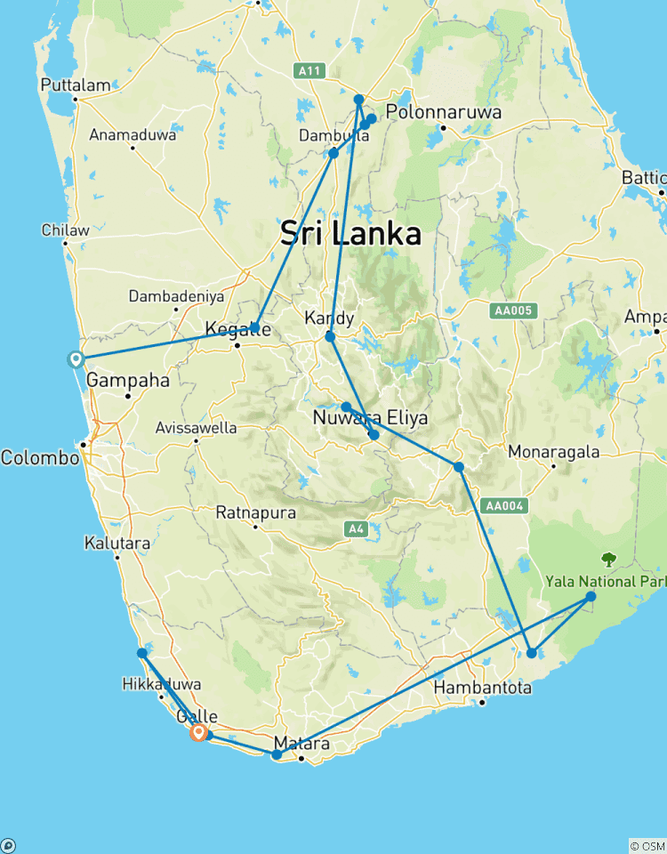 Splendeur du Sri Lanka circuit