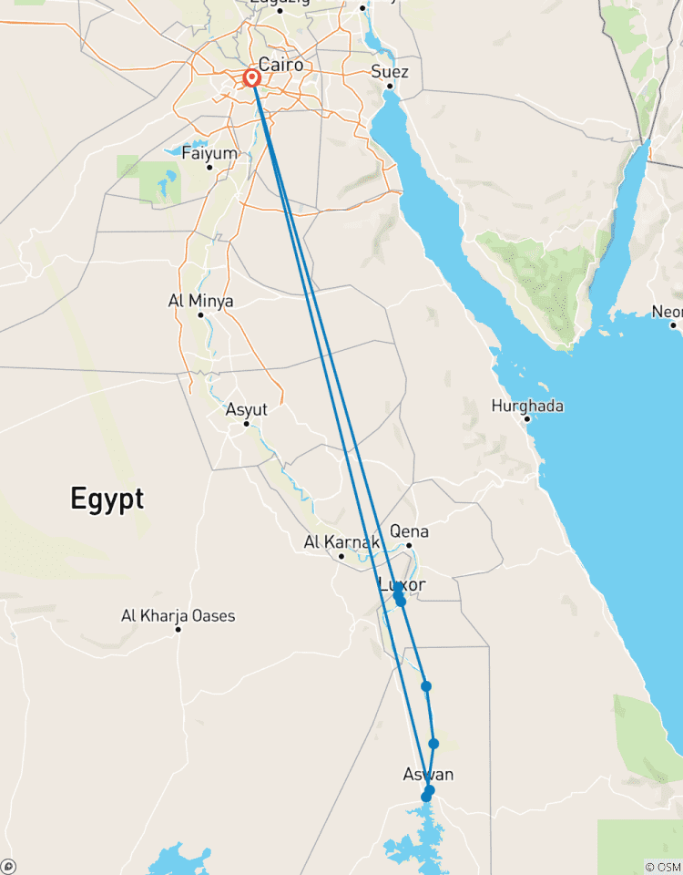 Epic Nile River Cruise: 6-Day Adventure to Cairo, Luxor, Aswan & Beyond by Plane Tour
