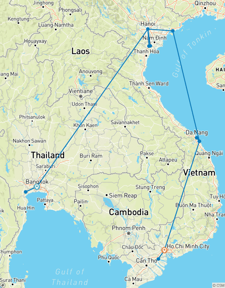 Essence de la Thaïlande et du Vietnam en 12 jours circuit