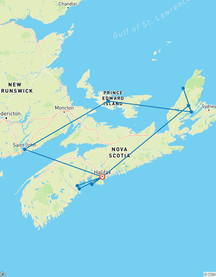 Circuito Maravillas costeras y marítimas de Canadá con la Ruta Cabot (2026)