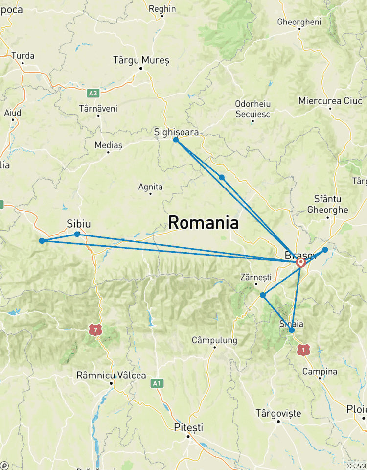 Circuito 3 días - Excursiones privadas guiadas de un día desde Brasov. Escapada urbana por Transilvania