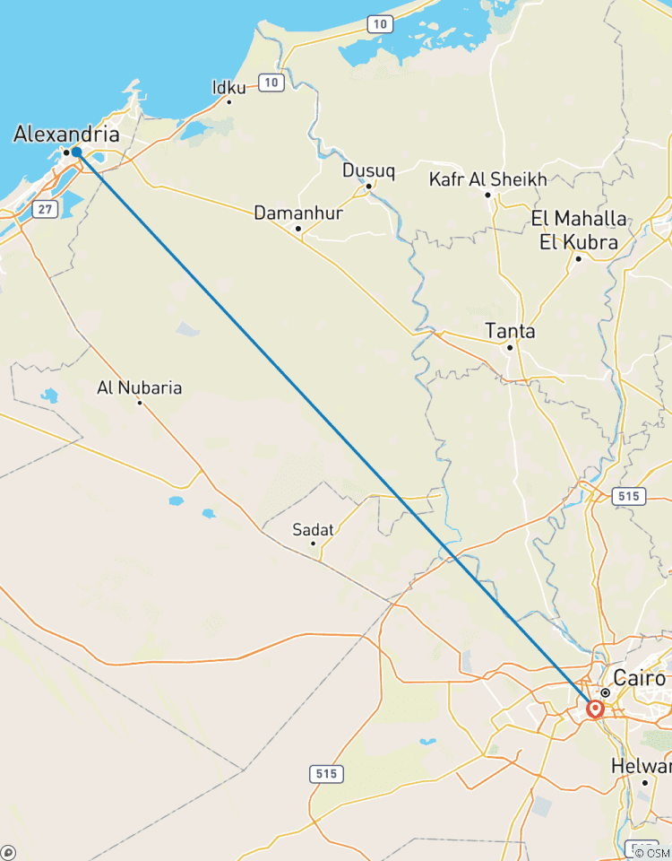 Circuito Excursión de un día a Alejandría desde el Cairo