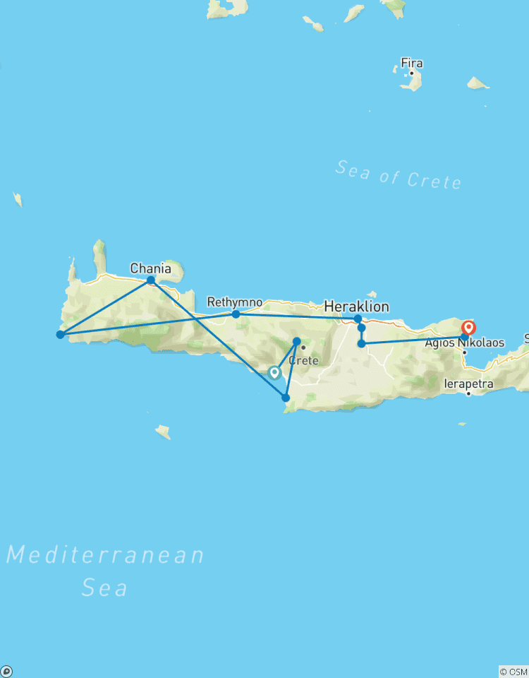 Kreta von Norden nach Süden (mit Weinverkostung) Rundreise