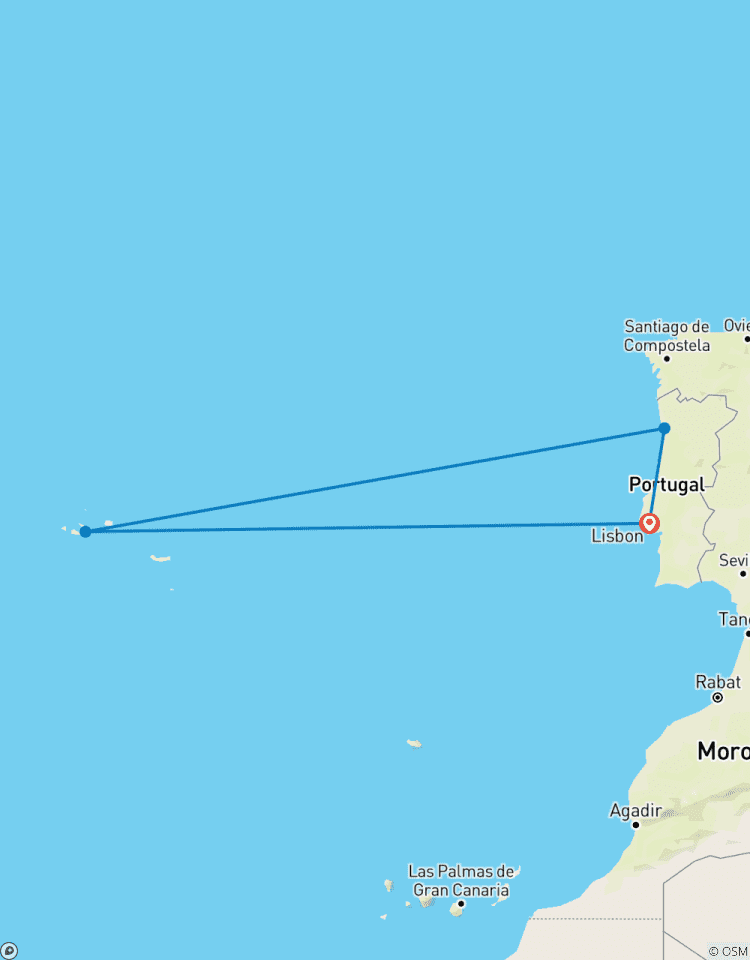 Atlantic Gems: Lisbon, Porto & the Azores Adventure Tour