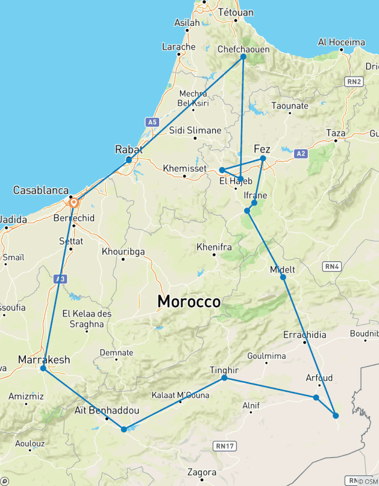 11 Days Ideal Guided Tour - Casablanca to Marrakech Tour