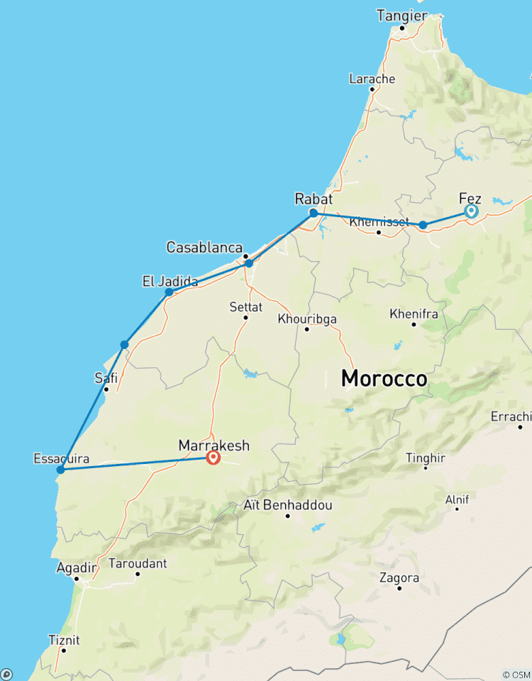 8 Daagse Rondreis Marokko Vanuit Fes-rondreis