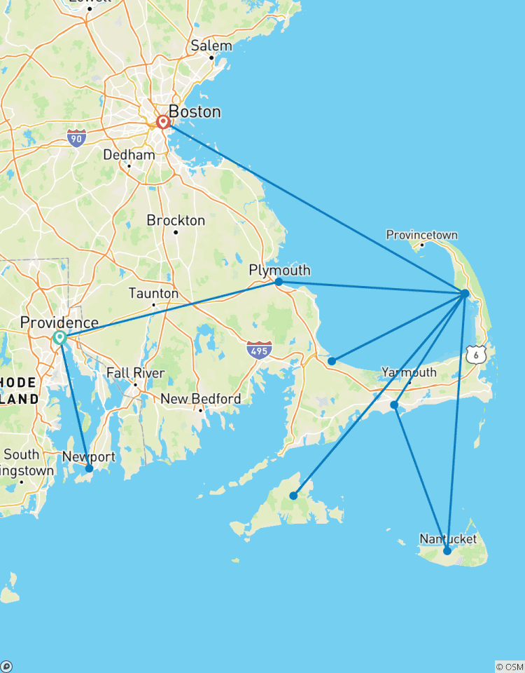 Islands of New England (Providence, RI to Cape Cod, MA) (2026) Tour