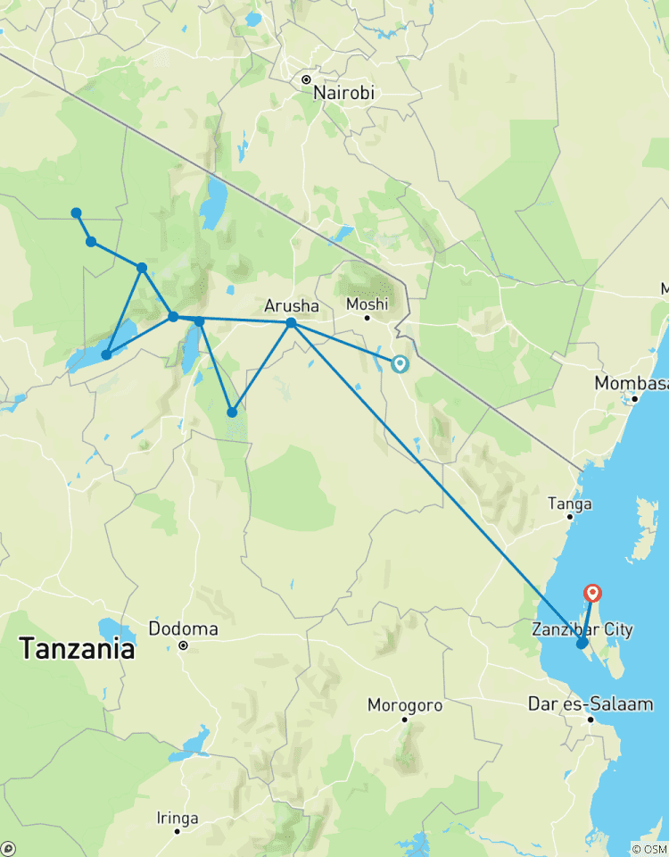 10 Day Big Five Tanzania Luxury Safari Culture Tour and Zanzibar Beach Excursion ( Local Flight) Tour
