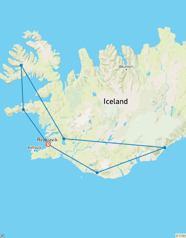Circuito Islandia - 7 días Círculo Dorado y puntos destacados de la costa sur