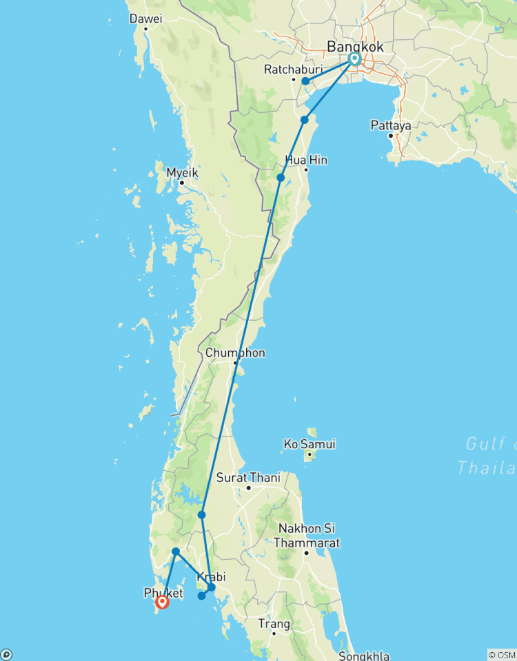Hidden Gems of Southern Thailand In 14 Days - Private Tour Tour