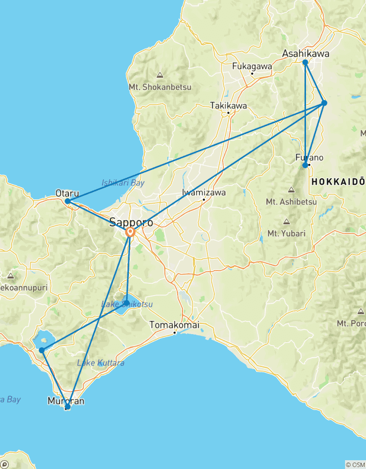 Circuito Excursión de 6 días a la sinfonía floral de Hokkaido (guía y conductor privados)La mejor época para visitarla es entre junio y agosto, en verano.