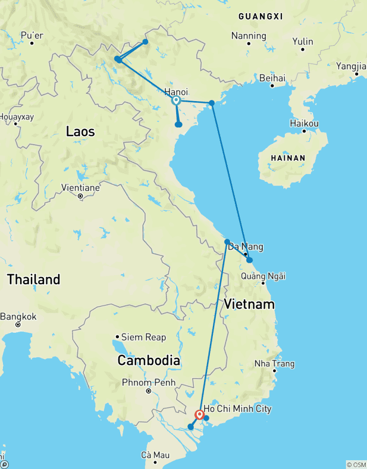 Monogramme du Vietnam en 14 jours circuit