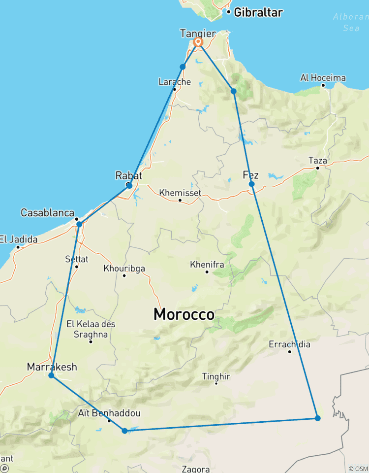 10 Tage Reise: MAROKKO KOMPLETT ENTDECKEN - AB TANGER Rundreise