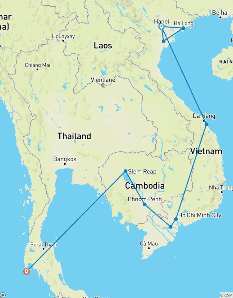 Splendid Southeast Asia In 19 Days (Vietnam/Cambodia/Thailand) Tour