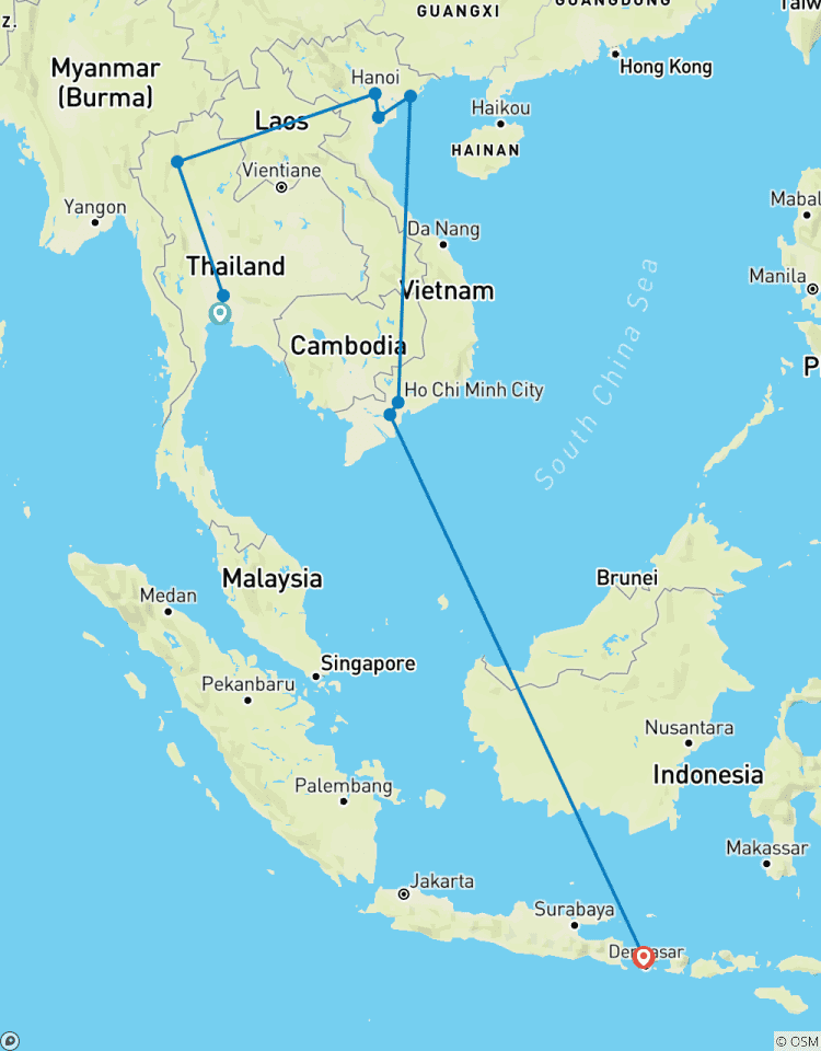 Epic Southeast Asia Journey in 18 Days - Thailand, Vietnam & Bali Tour