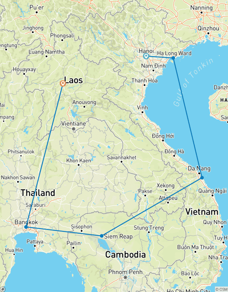 A Touch Of Indochina In 15 Days (Vietnam, Cambodia, Thailand, Laos) Tour