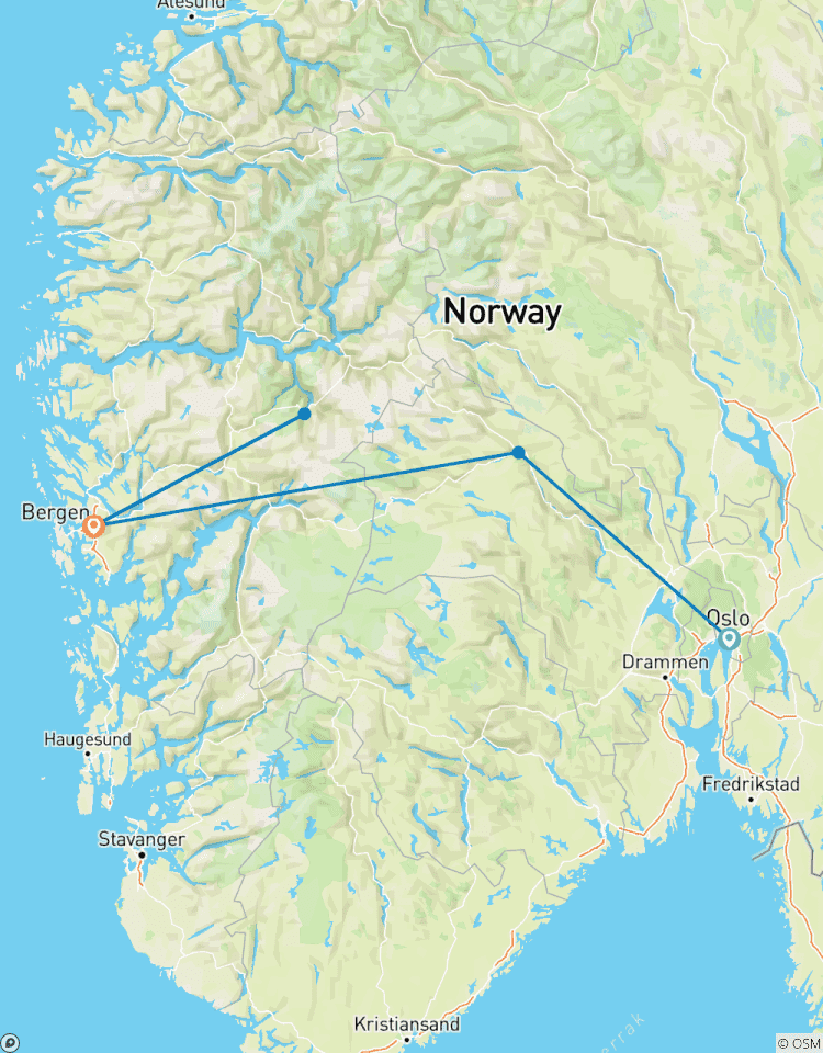 Norwegian Fjords Escape with Northern Lights (from Oslo to Bergen) Tour