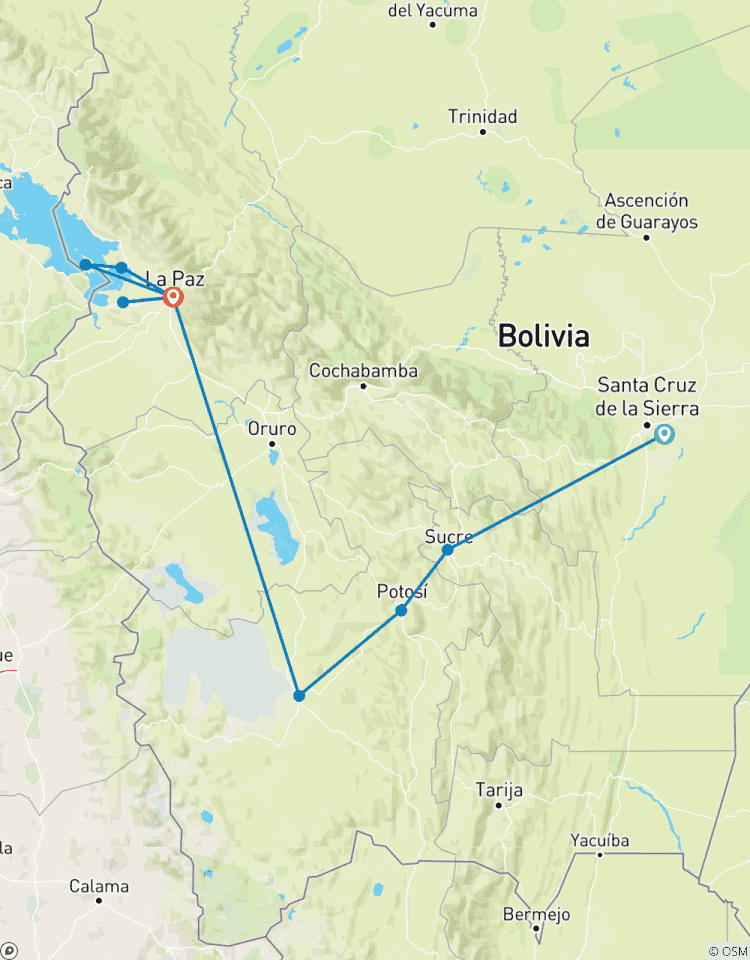 Boliviaanse cultuur & natuur – vanuit Santa Cruz – 11 dagen-rondreis