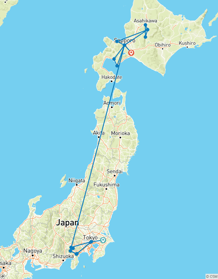 Circuito 12 días de verano en Tokio y Hokkaido (guía y conductor privados)