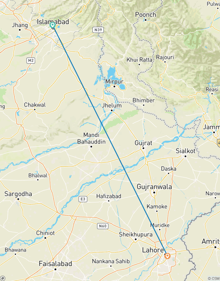 Circuito Ruta del Patrimonio: Islamabad - Lahore