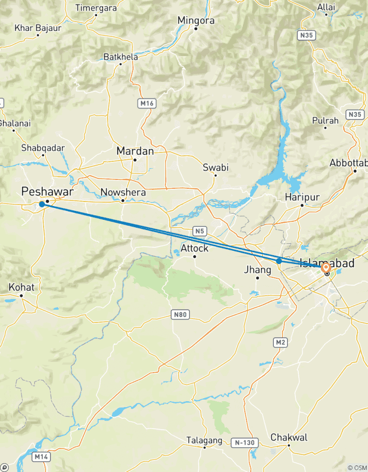 Circuito Ruta del Patrimonio: Islamabad - Taxila - Peshawar