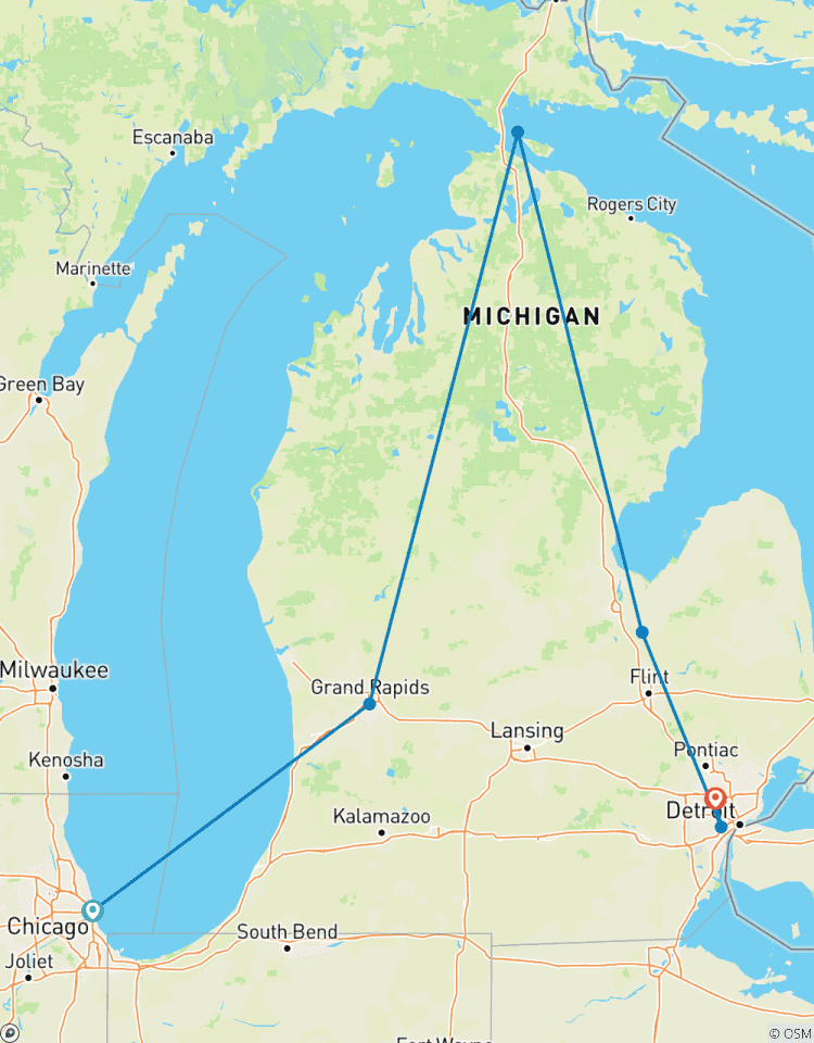 Mackinac Island (Chicago, IL to Southfield, MI) (2026) Tour