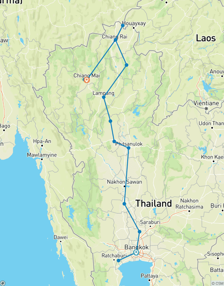 9 Tage Thailand entdecken - von Bangkok in den Norden, Kleingruppentour (andere Sprachen) Rundreise