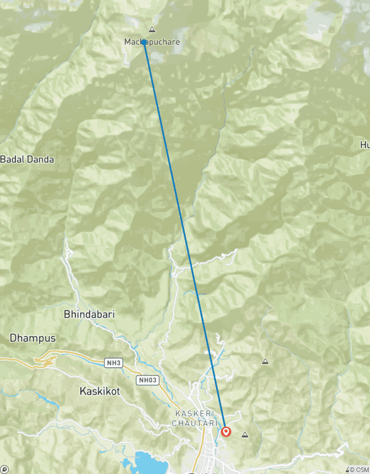 Trek au Mardi Himal au départ de Pokhara - 5 jours circuit