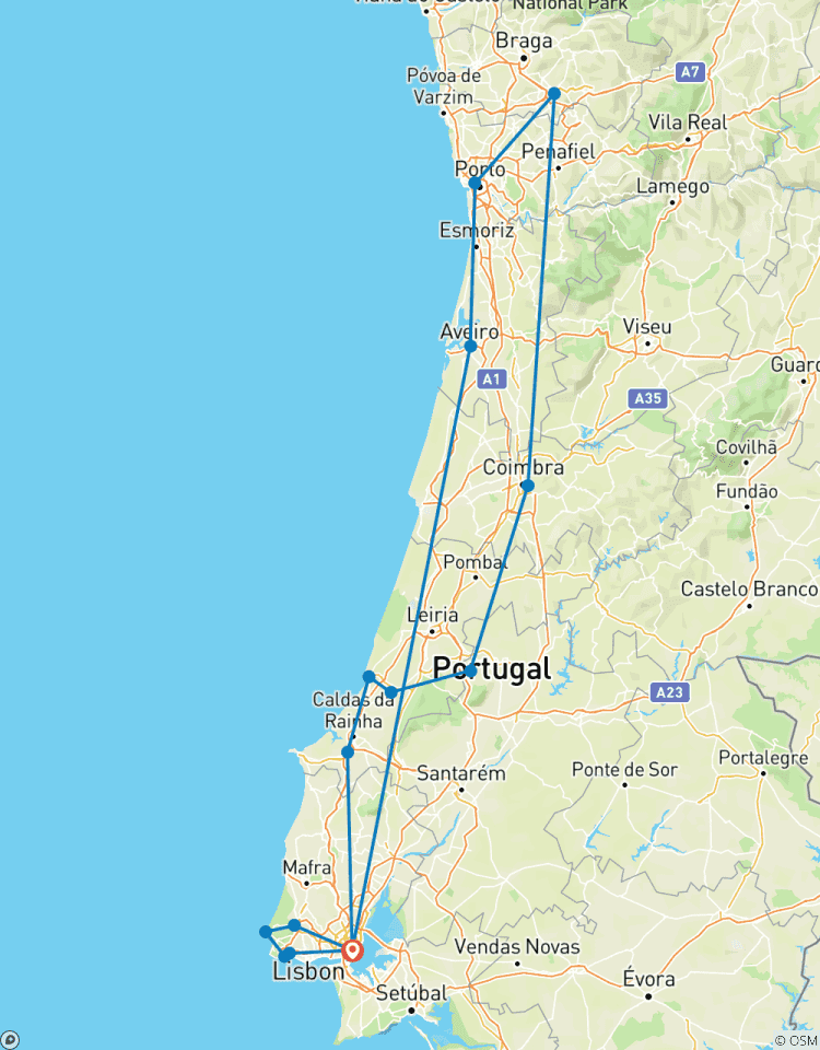 Unmissable Portugal - End in Lisbon Tour