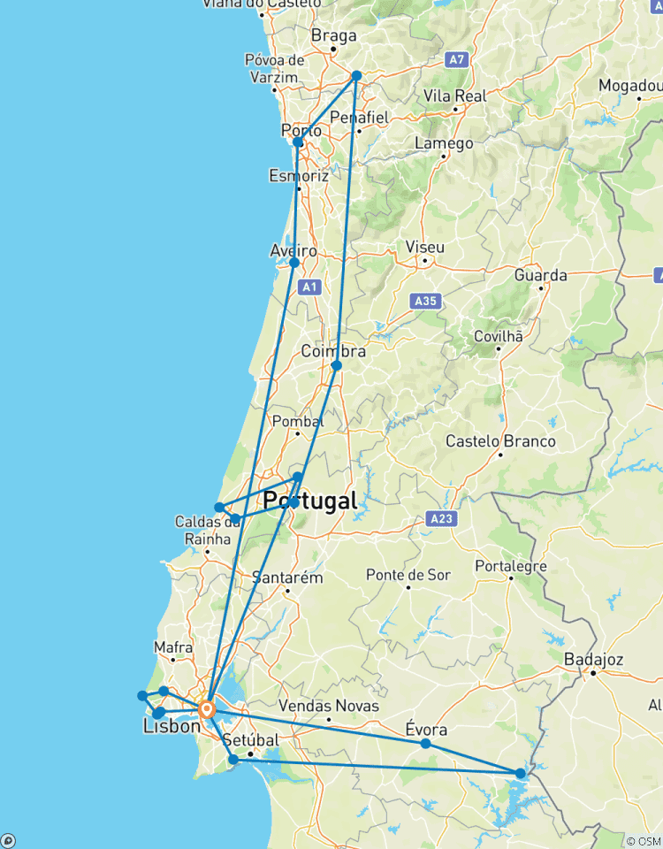 Unmissable Portugal, Colors & Flavours of Alentejo Tour