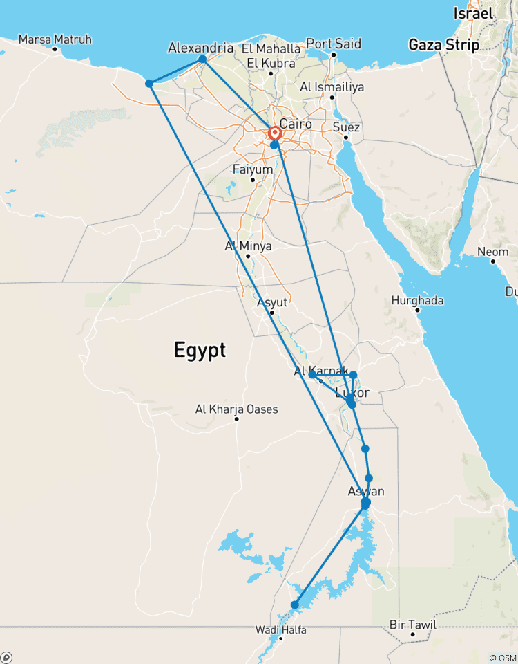 Échos anciens et trésors d\'Égypte - Vol aller-retour inclus circuit